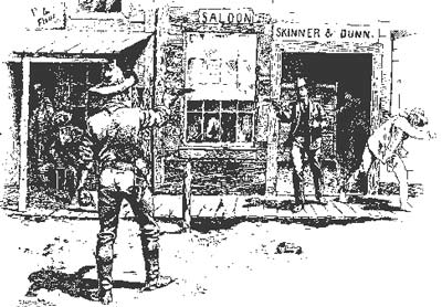 old west gun fight