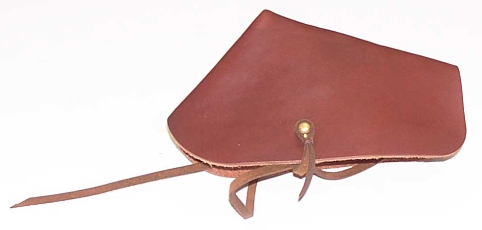 Handmade Leather Frizzen Stall / Frizzen Cover for Flintlock 